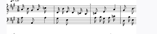 Keyboard partita in A minor 피아노 악보 미리보기