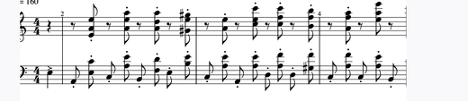 에튀드 Op.25 No.4 a단조 (쇼팽) 피아노 악보 미리보기