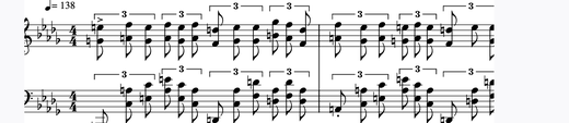 에튀드 Op.25 No.8 Db장조 (쇼팽) 피아노 악보 미리보기