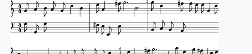 Gavotte 피아노 악보 미리보기