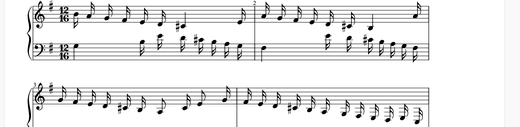 Goldberg Variations - 11 피아노 악보 미리보기