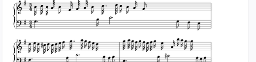 Goldberg Variations - 13 피아노 악보 미리보기