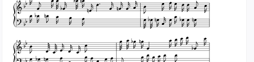 Goldberg Variations - 15 피아노 악보 미리보기