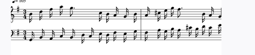 Goldberg Variations - 17 피아노 악보 미리보기