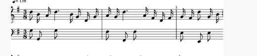 Goldberg Variations - 19 피아노 악보 미리보기