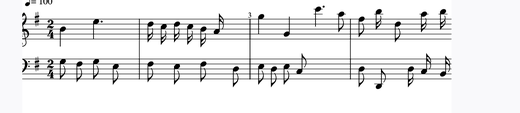 Goldberg Variations - 2 피아노 악보 미리보기