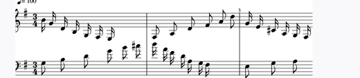 Goldberg Variations - 20 피아노 악보 미리보기