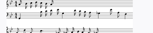 Goldberg Variations - 21 피아노 악보 미리보기