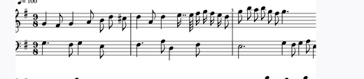Goldberg Variations - 24 피아노 악보 미리보기