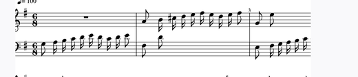 Goldberg Variations - 27 피아노 악보 미리보기