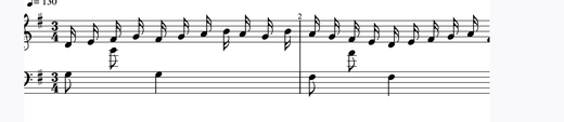 Goldberg Variations - 5 피아노 악보 미리보기