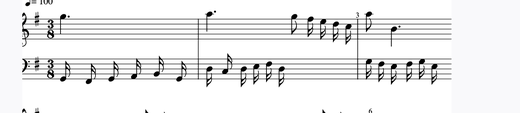 Goldberg Variations - 6 피아노 악보 미리보기