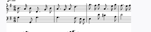 Goldberg Variations - 7 피아노 악보 미리보기