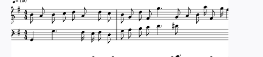 Goldberg Variations - 9 피아노 악보 미리보기