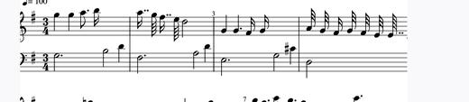Goldberg Variations - Aria 피아노 악보 미리보기