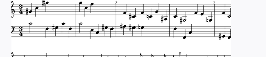 Menuet II (Trio) 피아노 악보 미리보기