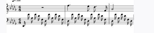 Nocturne 8 in Db Major 피아노 악보 미리보기