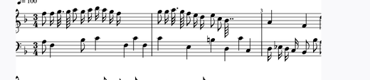 Polonaise in F major 피아노 악보 미리보기