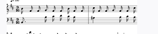 Sinfonia 15 피아노 악보 미리보기
