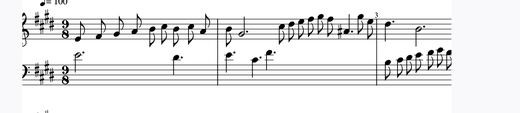 Sinfonia 6 피아노 악보 미리보기