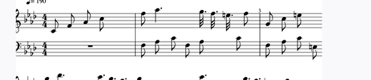 Sonata No. 1 (1st Movement: Allegro) 피아노 악보 미리보기