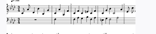 Sonata No. 1 (3rd Movement: Allegretto) 피아노 악보 미리보기