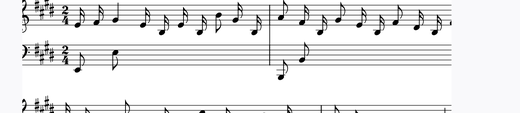 Sonata No. 27 (2nd Movement: Nicht zu geschwind) 피아노 악보 미리보기