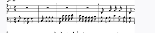 Sonata No. 6 (3rd Movement: Presto) 피아노 악보 미리보기