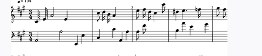 Sonate Opus KV 331 - Menuetto 피아노 악보 미리보기