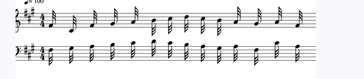 Toccata in f sharp minor 피아노 악보 미리보기