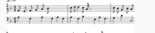 Traditioner af Swenska Folk-Dansar, 1st part, nr 2 피아노 악보 미리보기