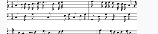 Traditioner af Swenska Folk-Dansar, 1st part, nr 34 피아노 악보 미리보기