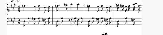 Traditioner af Swenska Folk-Dansar, 1st part, nr 4 피아노 악보 미리보기