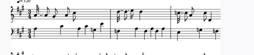 Traditioner af Swenska Folk-Dansar, 1st part, nr 6 피아노 악보 미리보기