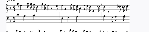 Traditioner af Swenska Folk-Dansar, 3rd part, nr 3 피아노 악보 미리보기