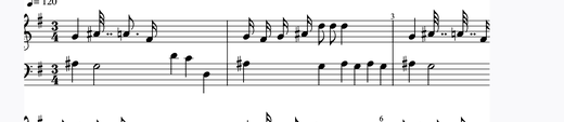Traditioner af Swenska Folk-Dansar, 3rd part, nr 4 피아노 악보 미리보기